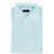 CORNELIANI Id Jacquard Cotton Shirt With Standard Collar Light Blue