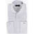 CORNELIANI Twill Cotton Tuxedo Shirt With Hidden Buttoning White