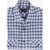 CORNELIANI Id Cotton Saharan Shirt With Plaid Check Motif Blue