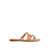 Valentino Garavani Valentino Garavani Rockstud Leather Flat Sandals Brown