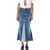 Ralph Lauren Denim patchwork long skirt Blue