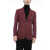 CORNELIANI Id Cotton Side Vents Notch Lapel 3-Button Blazer Burgundy