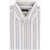 CORNELIANI Button-Down Linen Blend Shirt With Balanced Stripe Motif Multicolor