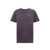 Maison Margiela Maison Margiela Cotton Logo T-Shirt Purple