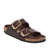 Birkenstock Sandalo Arizona Big Buckle a due fasce in pelle ingrassata bordeaux Red