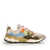 FLOWER MOUNTAIN5 Sneakers Yamano 3 in suede beige con pellicciotta panna Beige