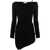 THE ATTICO Desai Mini Dress Black