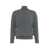 Kangra Knit sweater with high collar Grey