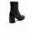 HALMANERA HALMANERA BETA16  BLACK LEATHER BARON ANKLE BOOTS Black