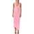 JW Anderson V-neck long dress Pink