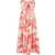 BORGO DE NOR Halter Tiered Sun Dress Red