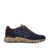 Premiata Sneakers Mick in suede e tessuto tecnico blu Blue