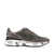 Premiata Sneakers Moerun in suede grigio e tessuto tecnico verde Green