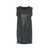 NORMA KAMALI Mini dress in eco leather Black