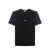 MSGM Msgm Cotton T-Shirt With Front Printed Logo Black