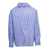 JACQUEMUS Light-Blue Striped 'La Chemise Cuadro' In Silk Blend Man BLUE