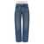 Alexander Wang Alexander Wang 'Slit Hem Prestyle Hotfix Mesh Undie' Jeans BLUE