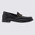 Fendi Fendi Tobacco Leather Loafers Black