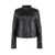 Diesel Diesel L-Ayla Leather Biker Jacket Black