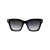 Alexander McQueen Alexander McQueen Sunglasses BLACK-SILVER-GREY