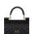 Dolce & Gabbana 'Sicily' Black Handbag With Logo Plaque In Quilted Leather Woman Black