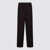 Fendi Fendi Black Wool Pants Purple