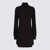 Fendi Fendi Black Cotton Dress AUBERGINE/BLACK