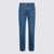 AMI Paris AMI Paris Blue Cotton Jeans USED BLUE