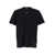 Off-White Black Crewneck T-Shirt With Contrasting Off Print In Cotton Man Black