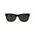 Saint Laurent Saint Laurent Eyewear Sunglasses HAVANA-CRYSTAL-GREY