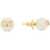 Valentino Garavani Vlogo Earrings ORO 18 CREAM