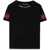 Vision of Super Black Embroidered Tshirt Fuchsia Flame BLACK