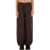 ROTATE Birger Christensen Wide Leg Pants BROWN