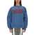 ROTATE Birger Christensen Heavy Cotton Sweatshirt BLUE