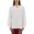 ROTATE Birger Christensen Long Sleeve T-Shirt WHITE