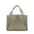 Stella McCartney Stella McCartney Embossed Grainy Tote GREEN