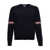 Thom Browne Thom Browne Rwb Cotton Sweater BLUE