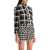 Valentino Garavani "Macro Check Tweed Jacket For NERO/AVORIO