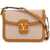 Valentino Garavani 9To5 Shoulder Bag NATURALE/TOBACCO/GOLDEN CUIR