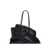 THE ATTICO The Attico Calf Leather `The Walk` Top Handle Bags Black