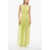 John Richmond Sleeveless Kimura Dress With Ruffles Yellow