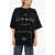 John Richmond Over Pelac T-Shirt With Contrasting Print Black