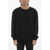 Ralph Lauren Fleeced-Cotton Blend Crew-Neck Sweatshirt With Embroidery Black