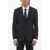 CORNELIANI Cc Collection Virgin Wool Half Lined 2-Buttons Blazer With S Midnight Blue