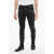 Balmain Slim Fit Biker Denims With Logoed Cuffs 15Cm Black