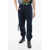 Balmain Cotton Cargo Pants With Drawstringed Waist Blue