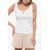 John Richmond Ribbed Gaya Tank Top With Heart Application White