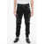 Balmain Coated Cotton Cargo Pants With Contrasting Details Black