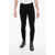 Balmain Stretch Cotton Tape Slim Fit Denims 14Cm Black