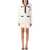 Self-Portrait Self-Portrait Knit Mini Dress White WHITE